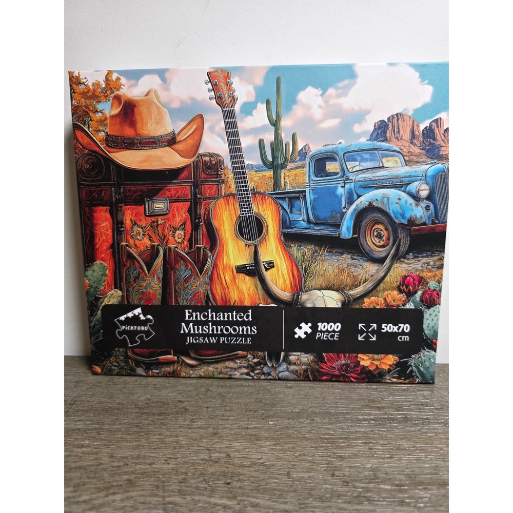 Desert Cowboy - 1000 Piece Jigsaw Puzzle by Pickforu